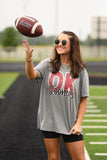 OK Sooners Faux Sparkle Tee