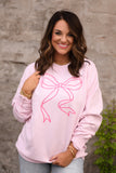 RTS Pink Bow Sweatshirt