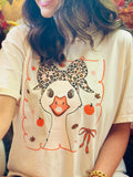 Leopard Goose Fall Tee