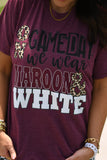 On Game Days We Wear Maroon and White Tee