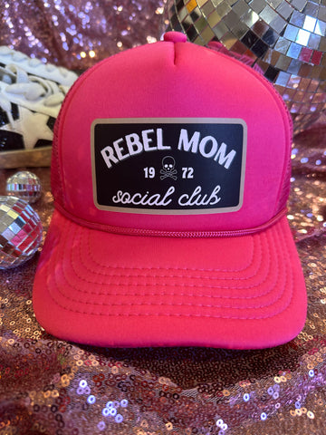 RTS Rebel Mom Social Club Trucker Hat