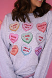 Bible Verses Candy Hearts Tee/Sweatshirt