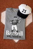 Baseball Club & Softball Club Mascot Tees (60 Mascots Available)
