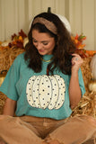 Seafoam Spotted Pumpkin Tee