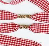 Game Day Gingham Shoe Laces *PRE ORDER*