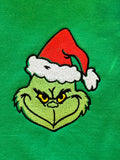 Grinch Head Embroidered Mommy and Me Sweatshirts