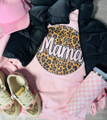 Custom Name Leopard Sweatshirt