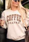*SALE* RTS Coffee Weather Sweatshirt
