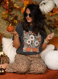 Fall Florals & Pumpkins Tee