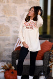 Checkered Thankful Mama Tee/Long Sleeve