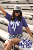 **SALE** RTS Purple Game Day Bow Tee