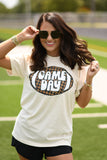 Game Day Checkered Football Tee