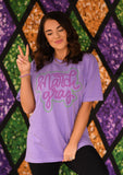 Mardi Gras Bubble Tee