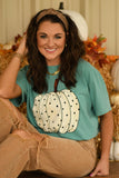 Seafoam Spotted Pumpkin Tee