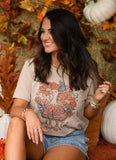 Thankful Floral Turkey Tee