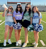 Custom Distressed Checkered Colorblast Tee