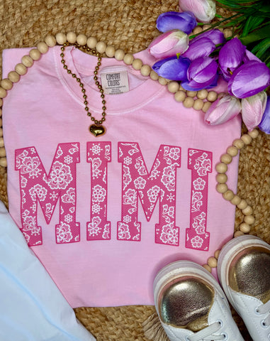 Pink Floral Mimi Tee
