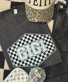 Gigi Checkered Tee/Sweatshirt