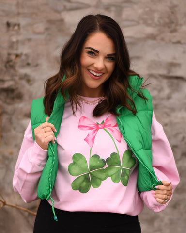 *SALE* RTS Kelly Green Cropped Puffer Vest