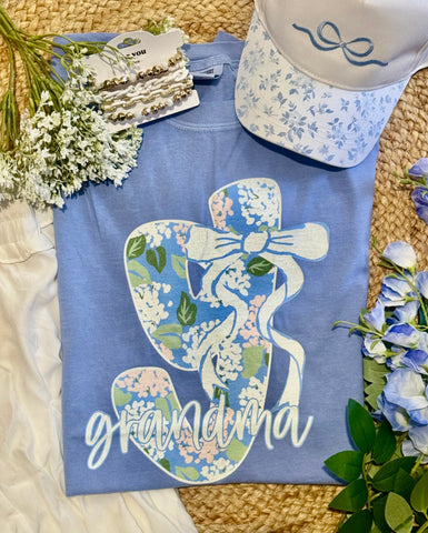 Grandma Hydrangea Name Tee
