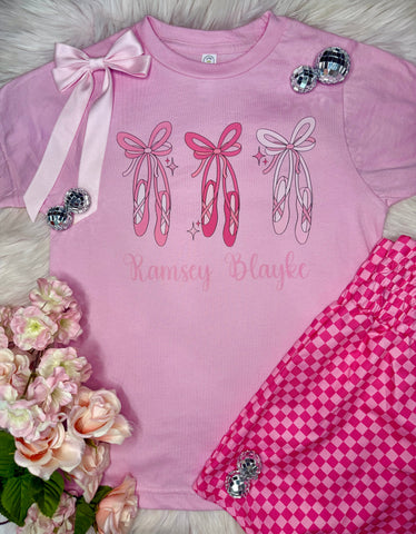 Custom Name Ballerina Tee
