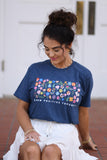 RTS Grow Positive thoughts Floral Tee