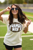 Game Day Checkered Football Tee