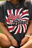Red and Black Retro Tee