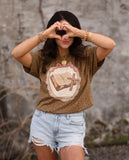 Bible Cross Leopard Tee