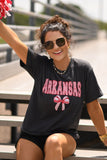 Arkansas Gingham Bow Tee