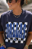 Dallas Checkered Stars Tee