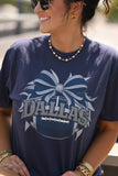 Dallas Football Bow Tee