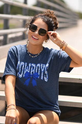 Cowboys Chinoiserie Bow Tee