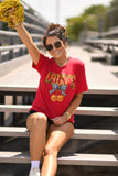 Chiefs Cherries Faux Sequins Tee