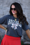 Faux Yarn Bow Baseball Tee