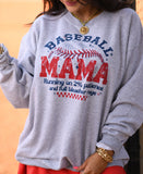 Baseball Mama Running On 2% Patience And Bleacher Rage Tee/Sweatshirt
