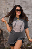 Leopard Baseball Tee