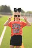 RTS Orange Checkered Game Day Tee