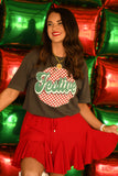 Festive Checkered Tee/Long Sleeve