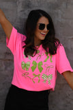 Neon Green Bows Tee