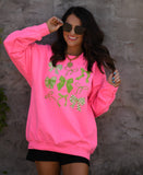 Neon Green Bows Sweatshirt