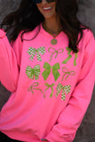 Neon Green Bows Sweatshirt