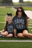 RTS Charcoal Checkered Game Day Tee