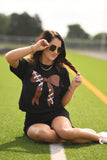**SALE** RTS Football Bow Tee
