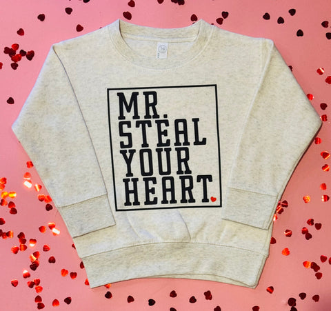 Mr. Steal Your Heart Kids Tee/Sweatshirt