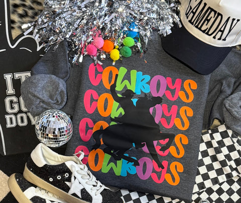 Cowboys Neon Mascot Sweatshirt