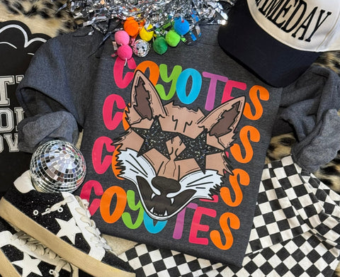 Coyotes Neon Mascot Sweatshirt