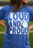 RTS Heather Royal Loud And Proud Tee