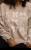 White Bows Sweatshirt