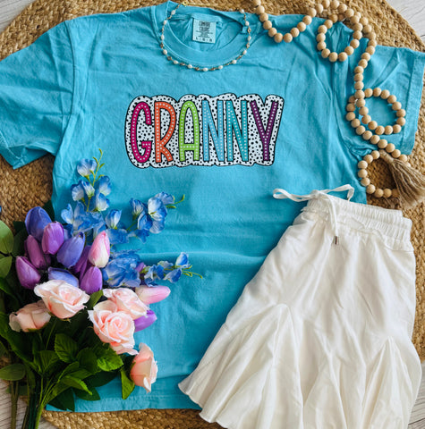 Granny Dalmatian Tee